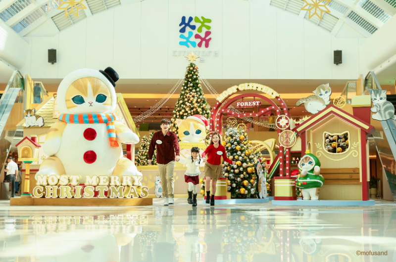 mofusand 夢幻聖誕村，就在香港 MOSTown 新港城中心
